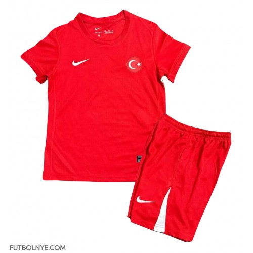 Camiseta Turkey Visitante Equipación para niños Eurocopa 2024 manga corta (+ pantalones cortos)